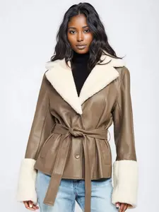 Faux Shearling Trimmed Jacket