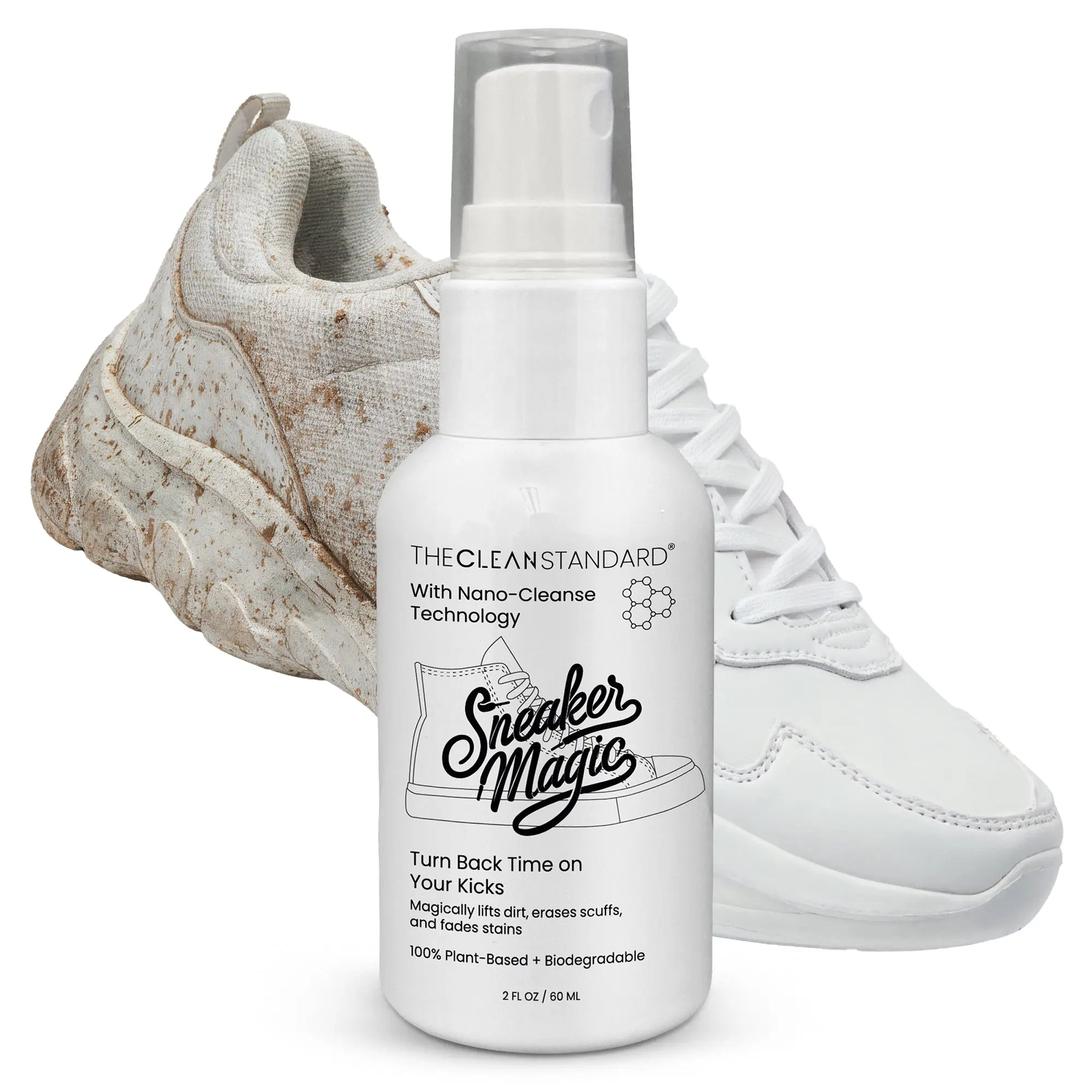 Sneaker Magic – Plant-Based Sneaker Cleaner with Nano-Cleanse Technology™ | Revives, Deodorizes & Protects