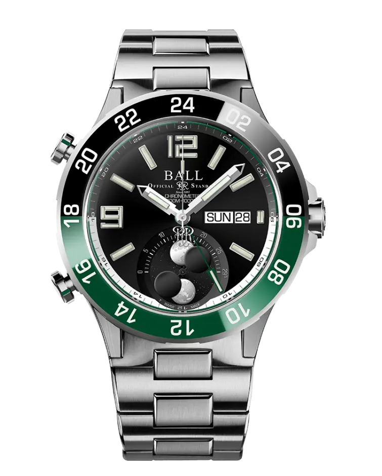 BALL Roadmaster Marine GMT Moon Phase (42mm) DG3220A-S2C
