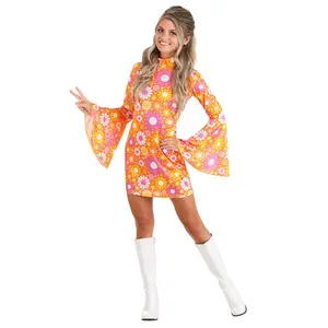 Women's Far Out Flower Dress Costume
