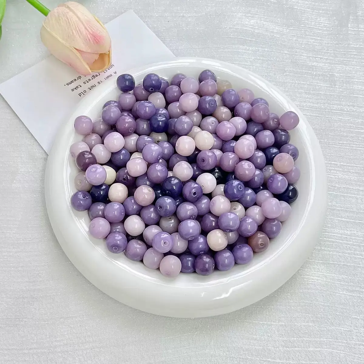 (K07) 10mm purple*100