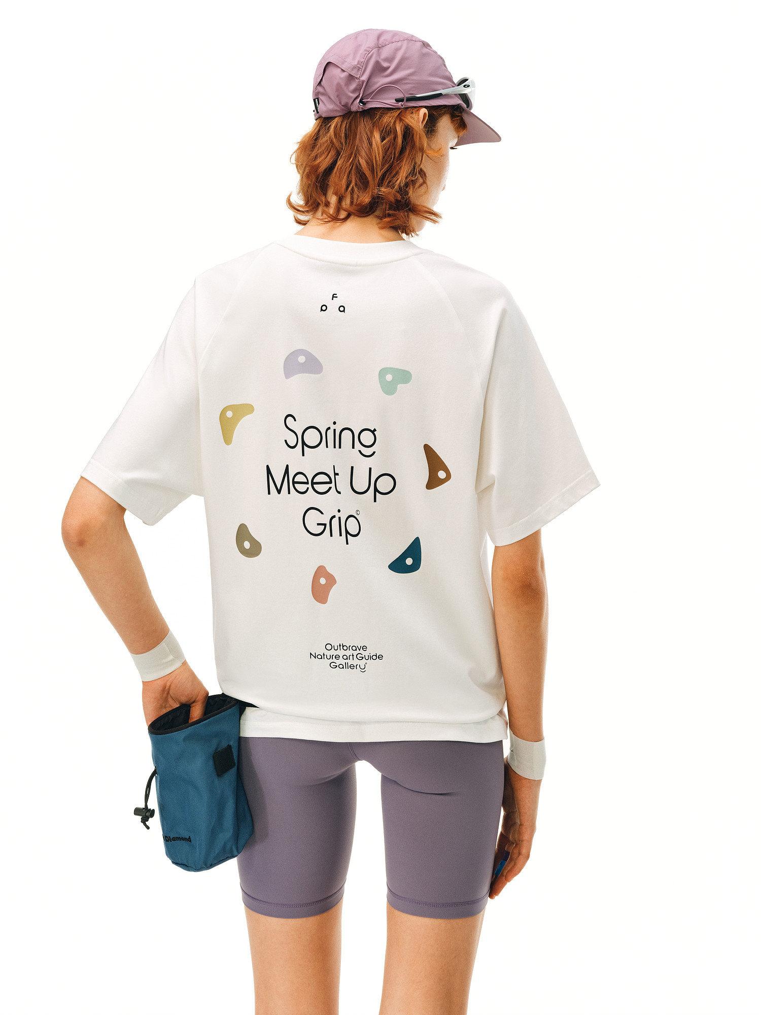 FPA Men’s Climbing Graphic Color Block T-Shirt – Crew Neck, Premium, Summer Outdoor Fashion Tee