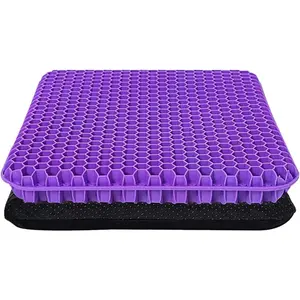 Gel Seat Cushion for Long Sitting, Double Thick Office Desk Home  Seat Cushions for      Sore  , Gel Cooling  Chair Pads for   Driver