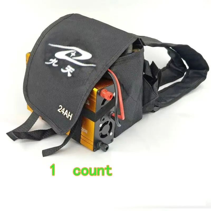 A thick-walled backpack/backpack with a 24/36AH standard battery/lithium-ion battery, canvas material, lightweight and durable, perfect for everyday use: canvas bag, tool bag, charger bag, tool pouch