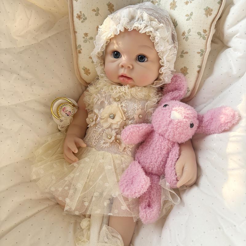 [Drink Wet System] Mayfair Baby Doll 20Inch / 7.6lb Full Body Silicone Reborn Baby Doll Girl & Boy Soft Body Baby Doll With Accessories