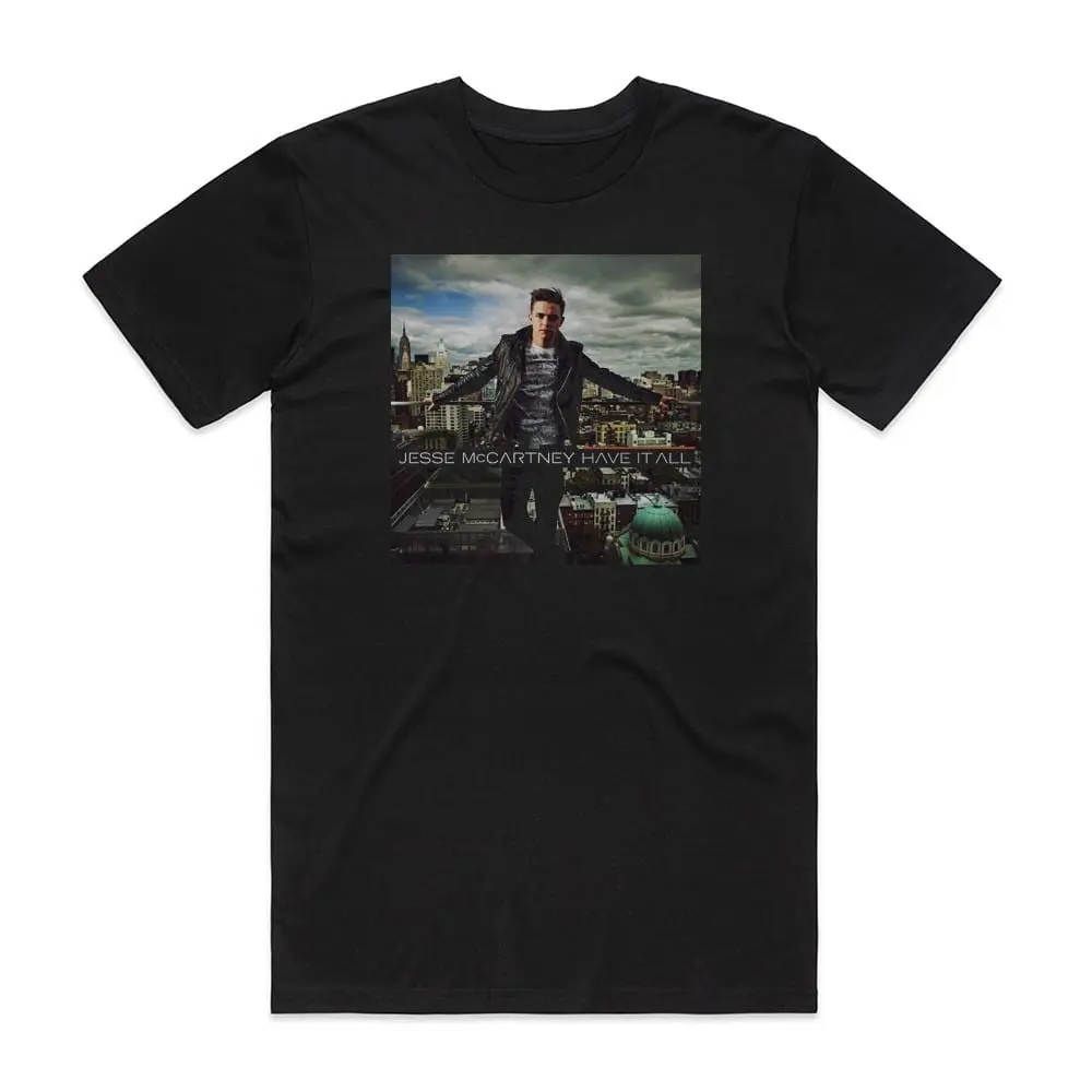 Jesse McCartney Have It All Album Cover T-Shirt Black