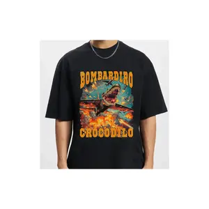 EU Variant-BOMBARDINO CROCODILO Shirt, Italian Brainrot Meme Shirt, Viral Meme shirt,Trending Gen Z & Gen Alpha Funny Meme T-Shirt