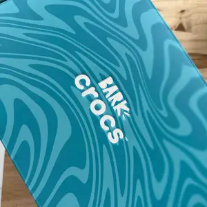 BarkBox - Crocs Dog Shoes - Each Box comes with 4 Crocs | EVA Foam with Adjustable Strap, Breathable, Glow-in-Dark