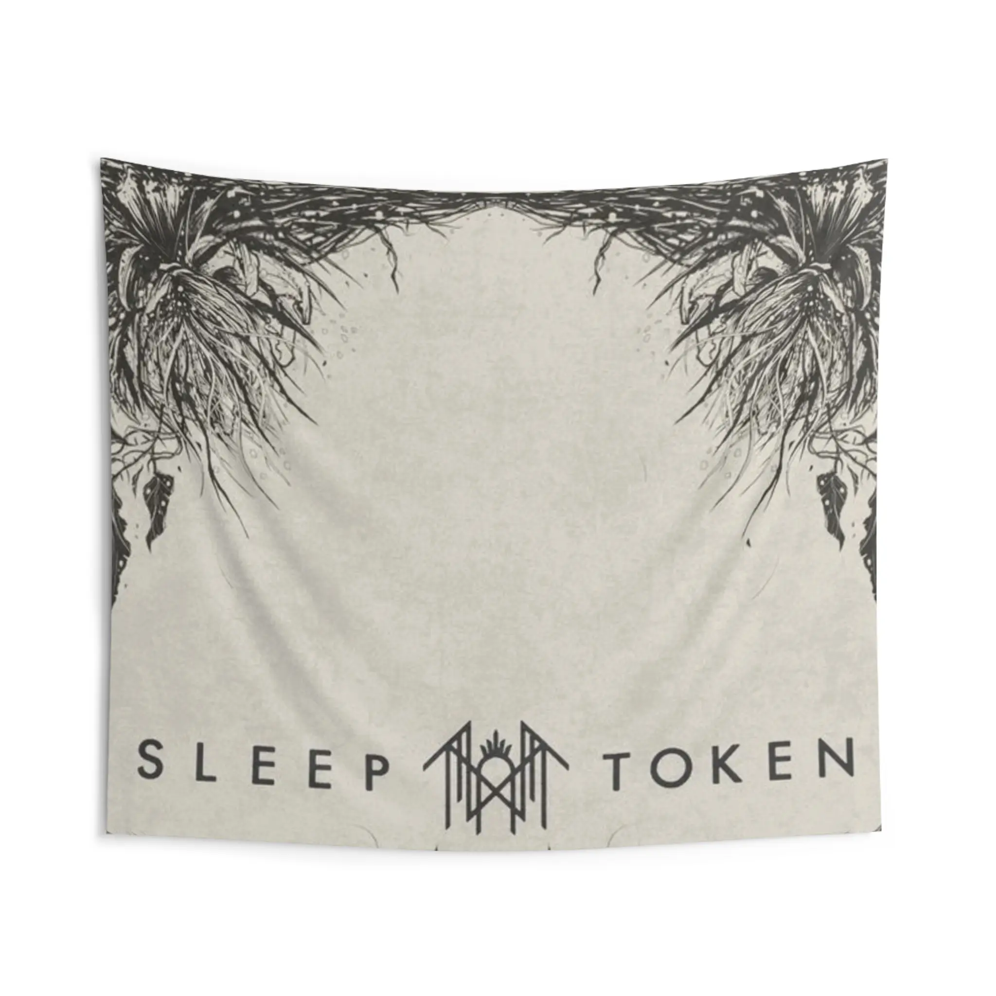Sleep Token Indoor Wall Tapestry, Boho Home Decor, Festival Wall Hanging, Music Room Art, Cozy Living Space Accent