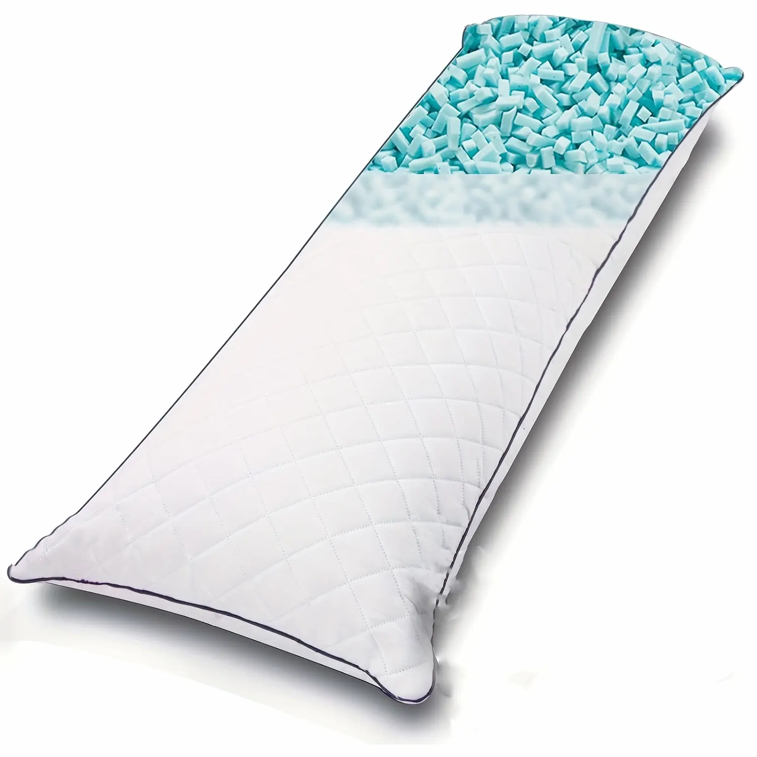 Cooling Body Pillows for Adults Sleeping, Big Large Firm Full Body Pillow for Side Sleeper, 20X54 Inch