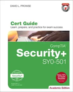 USED-Comptia Security+ Sy0-501 Cert Guide, Academic Edition by Prowse, Dave (Hardcover)