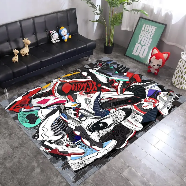 Sneaker Rug Hypebeast Shoes Off Area Rug