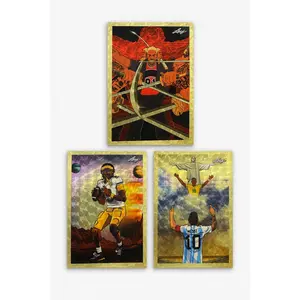 Metallic Imaginations Series 3 (Dennis Rodman-Lionel Messi-Bryce Underwood)