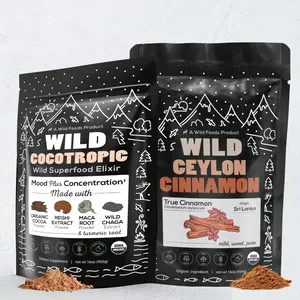 Wild Foods Wild Cocotropic + Ceylon Cinnamon Bundle for Optimum Focus and Energy Organic Superfood Elixir & True Cinnamon from Sri Lanka
