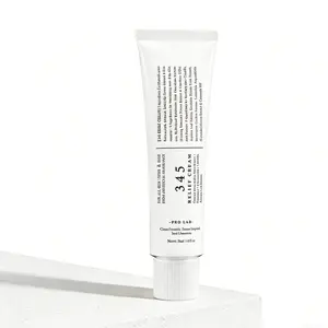 345 Relief Cream - Gentle, Hydrating Korean Vegan Daily Face Moisturizer for All Skin Types, Blemish Relief, Soothing Recovery