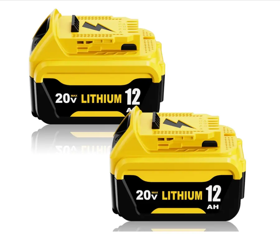 20V Max 12.0Ah 12000mAh Li-ion Replacement Battery Compatible with DeWalt DCB200-15 DEL1815 20V MAX Cordless Power Tools