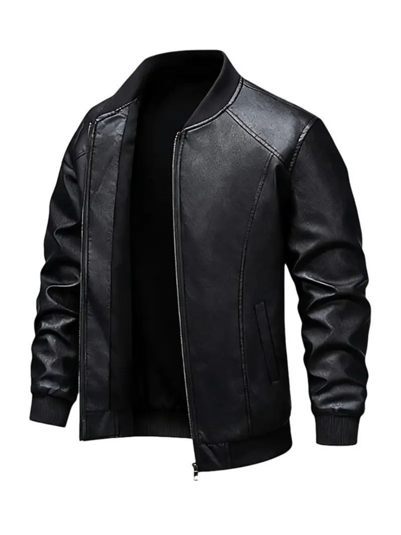 armani leather jacket - TikTok Shop
