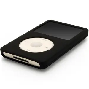 Black Silicone Case for Apple iPod Classic 5th / 6th / 7th Thin