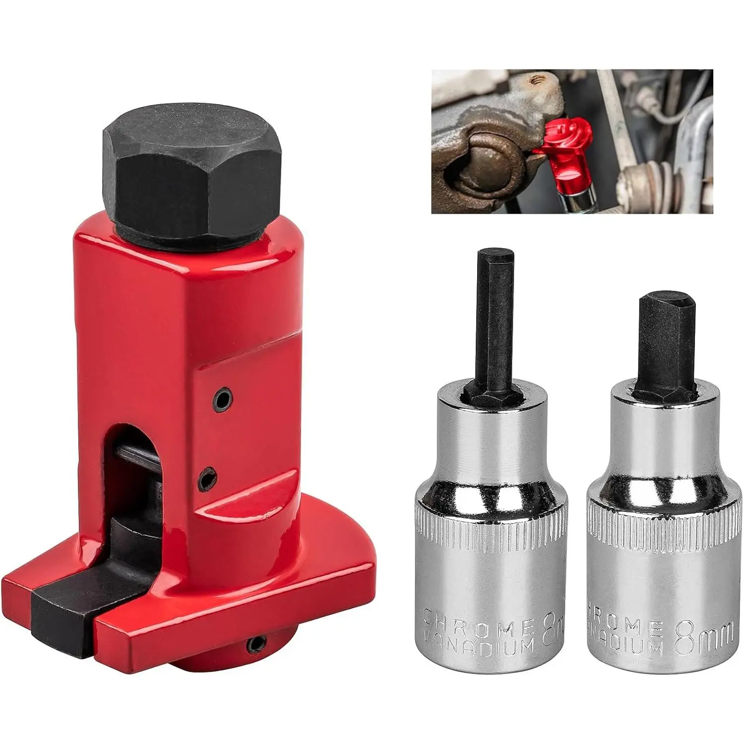 Strut Spreader Tool, Universal Steering Suspension Strut Knuckle Spreader Tool 5-11 mm, Suspension Strut Spreader Socket Tools for Au-di/V-W/B-M-W/Fo-rd/Mi-ni