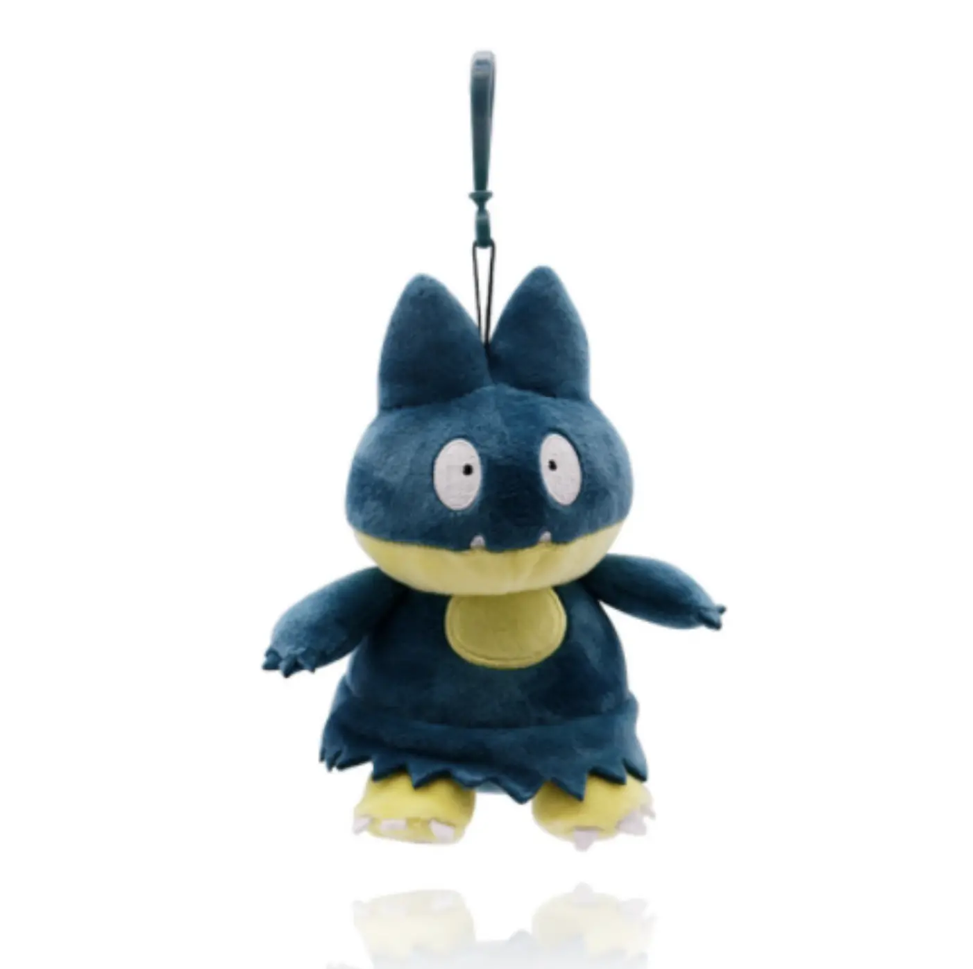 Pokemon Munchlax 6 inch Clip-On Plush Stuffed Toy Keychain Bag Backpack Hanger Clip