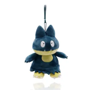 Pokemon Munchlax 6 inch Clip-On Plush Stuffed Toy Keychain Bag Backpack Hanger Clip