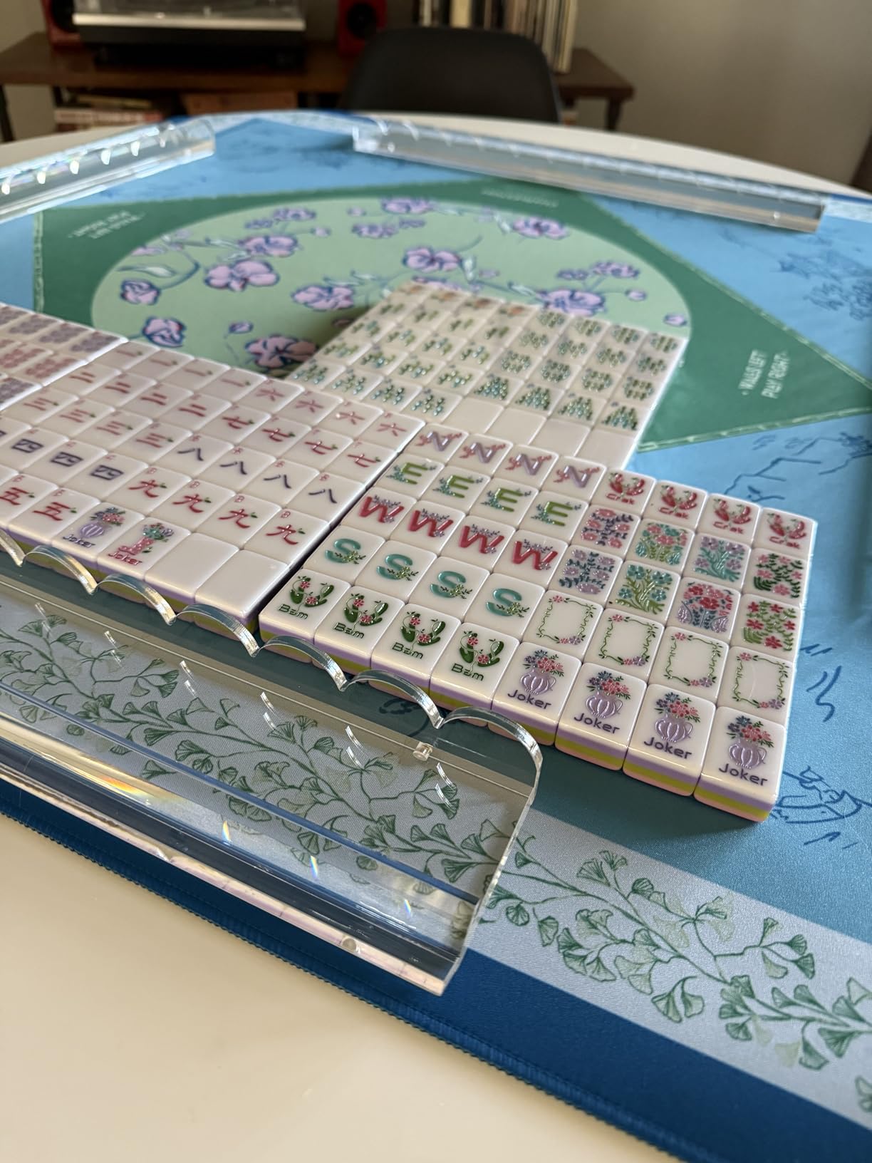 Crystal clear view of tiles
