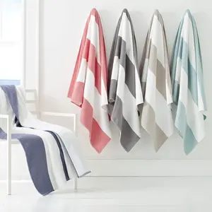 Block Stripe Pool Towel