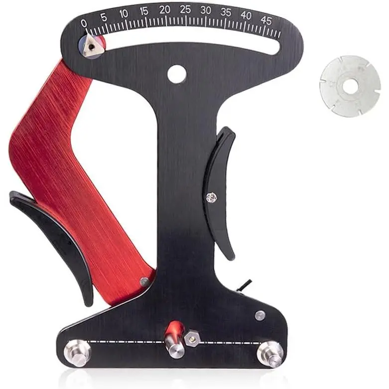 Spoke Tension Meter, Aluminum Alloy Stable Accurate Measurement Reliable Indicator Wheel Bicycle Tool, Adjustable Repair Road Bike Indicator Meter Tensiometer