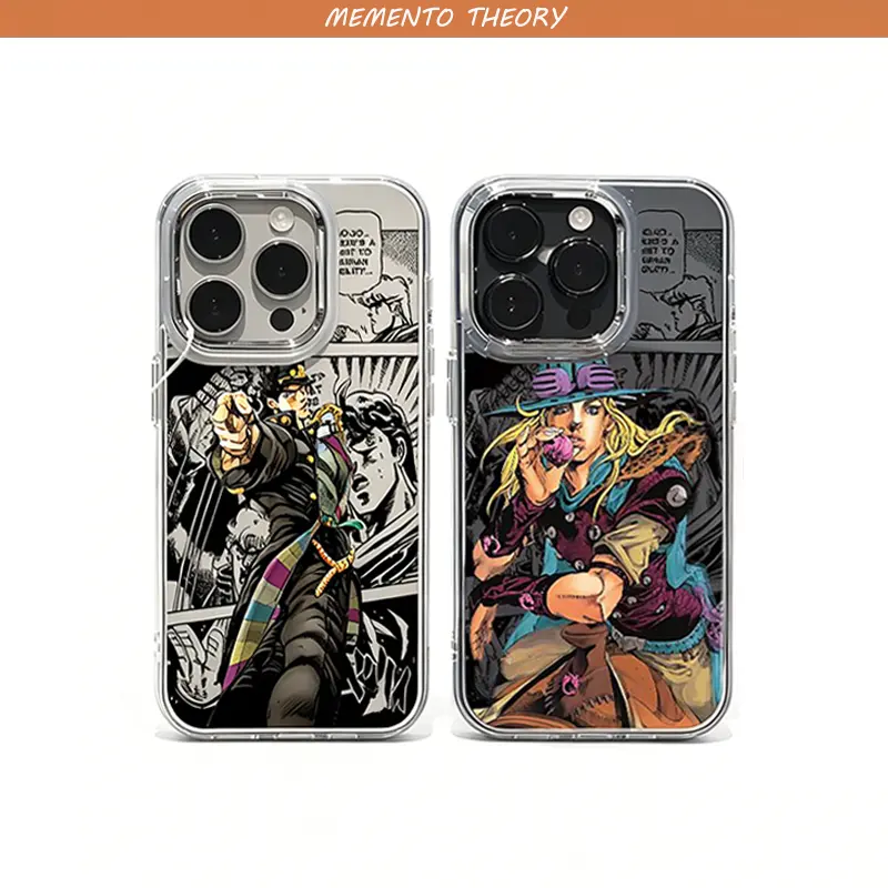 Anime JoJo's Bizarre Adventure Smartphone Case - Stylish, Durable Compact Handheld Accessory for iPhone 17-11 Cellphone Devices, New Year Gift with Protection & Trend Blend