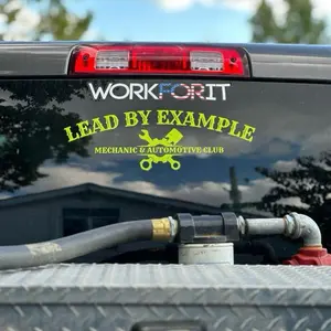 Lead By Example Mechanic and Automotive Club Decal