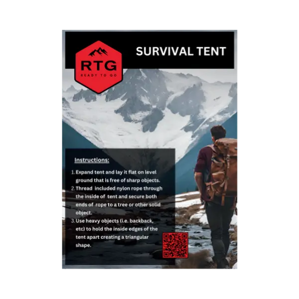 RTG Emergency Survival Tent Shelter