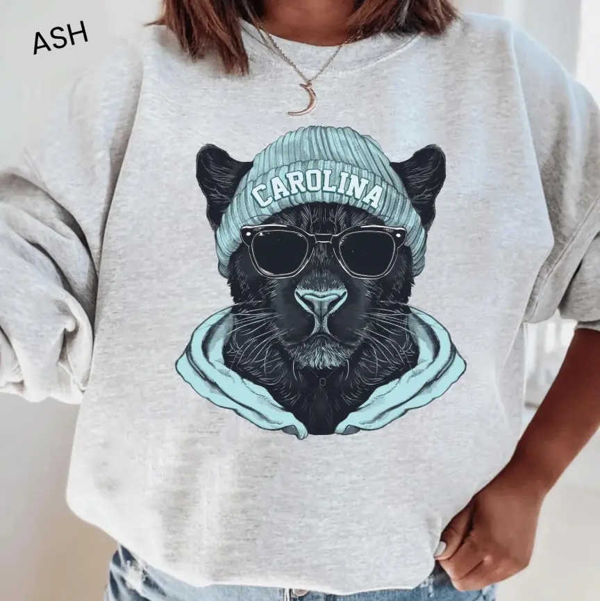 Adults and Youth Carolina Football Sweatshirt, Vintage Football Sweatshirt, Carolina Mascot Sweatshirt, Carolina Football Fan Shirt, Game Day Sweatshirt