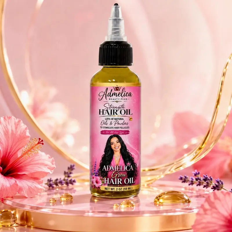 Admelica Hair Oil 2 oz Gentle Moisture & Repair Hair Care Treatment Serum
