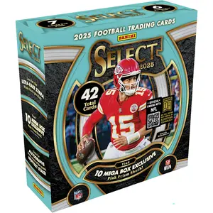 2025 Panini Select Football Mega Box (Pink Prizm Shock Parallels)