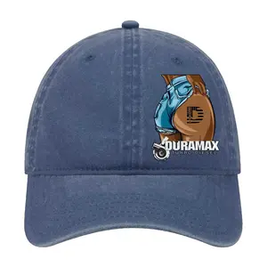 Duramax Turbo Diesel Funny Graphic Dad Hat, Vintage Washed Baseball Cap, Cotton Hat, Truck Lover Humor Gift, USA Diesel Style Unisex