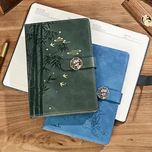 Elegant Antique Style Notebook Set with Unique Cover Design, High-Quality Color Changing Leather Material, Features Magnetic Closure, Perfect for Daily Writing and Office Use, Ideal Gift for Professionals