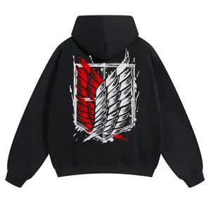 Attack on Titan unisex summer outfits — men’s streetwear, ’80s/’90s graphic tees, cotton anime hoodies (funny), men’s gifts