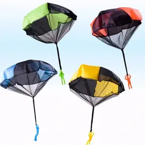 Hand Throwing Parachute Toy Set with Soldiers, No Battery Required Outdoor Flying Toy, Perfect Party Gift, Durable Design