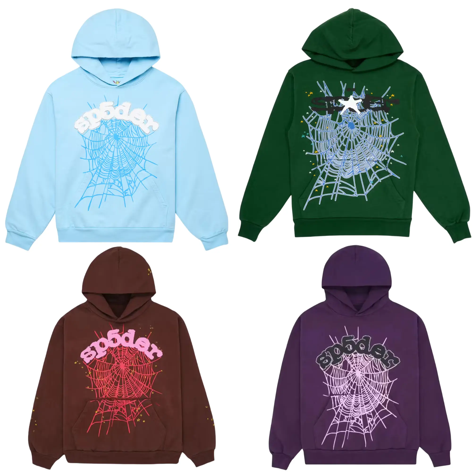 Y2K Hip Hop Spider Hoodie | Unisex Sweatshirt for Youth, Men & Women