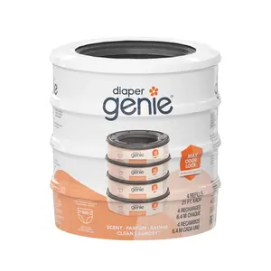 Diaper Genie Clean Laundry Scent Refill, 4 pk. Diaper Genie Clean Laundry Scent Refill, 4 pk.