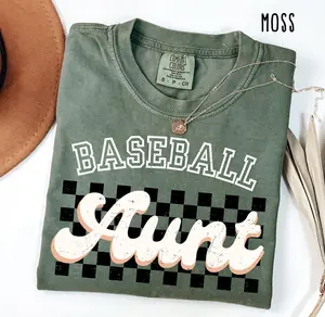 Baseball T Shirt, Comfort Colors, Sport Aunt Shirt, Aunt Baseball Shirt, Aunt Gift Baseball, Baseball Lover Shirt, Gift for Aunt,
