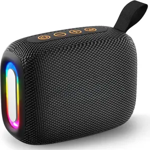 Portable   Speaker IPX5 for Outdoor, Sound -Day Playtime, BT5.3, Speakers with Lights, Essentials for Beach/Party/Camping,Gifts for Men Women Boys Girls-Black