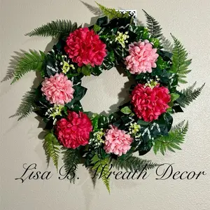 Bright Pink Light Pink Hydrangea