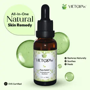 VietGlow Pure Relief Oil All-in-One Natural Skin Remedy for Soothing Rashes Redness Dry Skin Moisturizing Radiant Skin Daily Use 1 fl oz - Body Care
