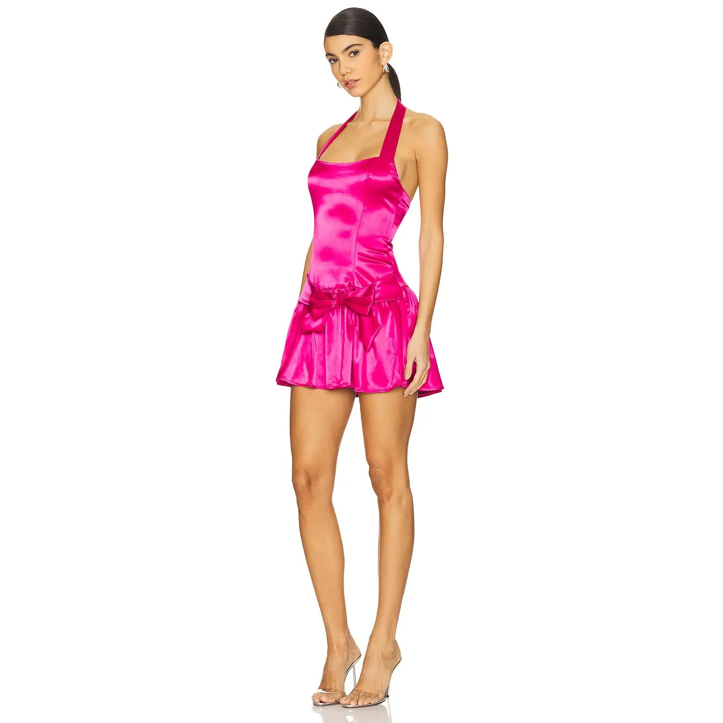 thml halter dress THML Jane Geometric Print Halter Dress main image 1