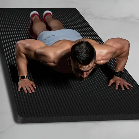 8mm Extra Thick Multifunctional Yoga & Pilates Mat - Heavy-Duty Anti-Slip Padded Workout Floor Mat for Home Gym, Beginner-Friendly Equipment for Women’s Fitness Sessions