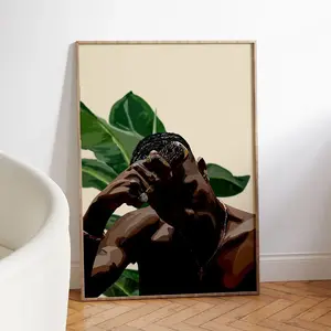 Unframed 1-Piece Multi-Size Vintage Artwork Physical Print - Hand-Artistic Photo Paper Decor, Home Decor Poster, Black-Owned Room Accent (Tape Not Included)