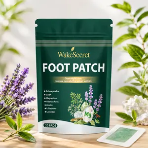 [Summervibes]Relax & Sleep Well with WakeSecret toxic Foot Patches – Herbal Detox Pads for Stress Relief, Gentle Warming Comfort & Overnight Foot Care | Infused with Ashwagandha, Lavender, Magnesium, GABA, Zeolite, L-Theanine B Solution Hea