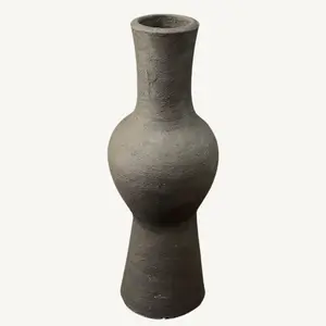 Tanirt | Handmade Moroccan terracotta modern organic vase