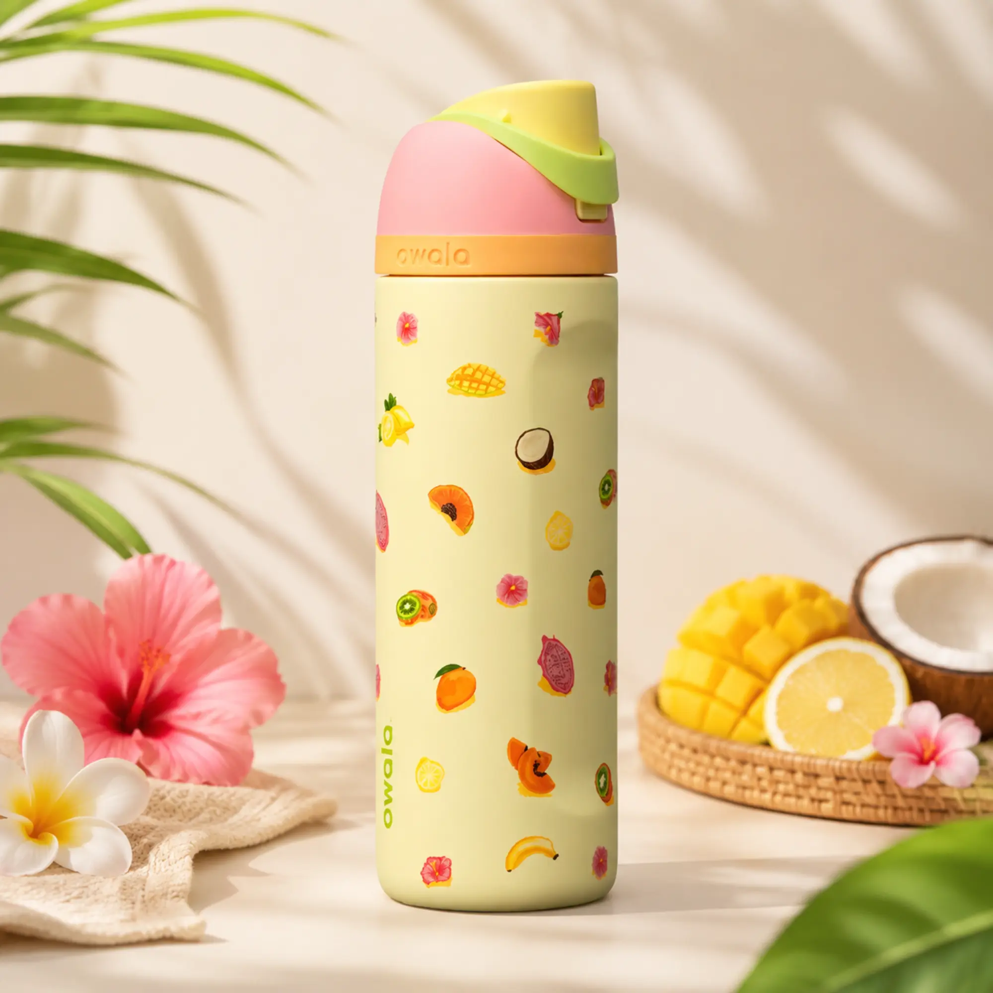 Owala UO Exclusive Just Ripe FreeSip 32oz Water Bottle With BOX, BPA-Free, Perfect for Gym & School